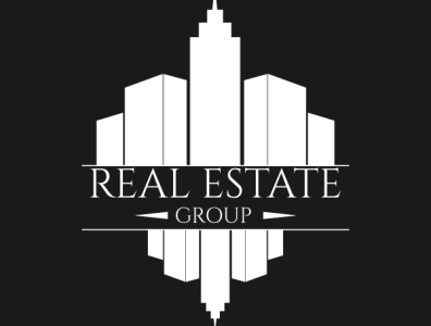 Real estate logo black and white business company logo logo logo design real estate simple logo solid