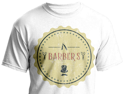 Retro barbershop t-shirt