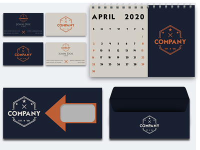 Company mockup branding