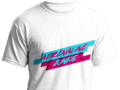 T-shirt Adrenaline colorful design logo logo design neon t shirt t shirt art t shirt design vector vibrant vibrant color