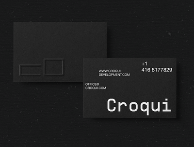 CROQUI adobe xd architecture art direction brand brand design brand identity business card design figma graphic design logo photoshop typography