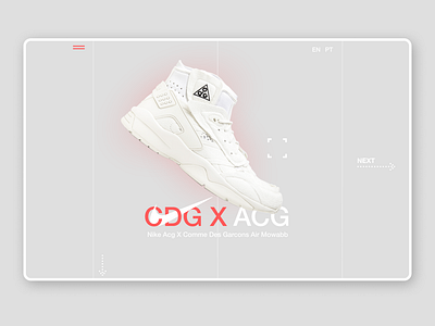 CDG x ACG.  UI / Brand ID Concept