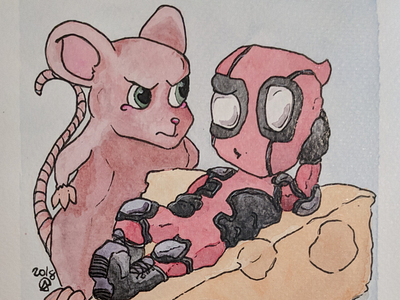 Deadpool and mouse