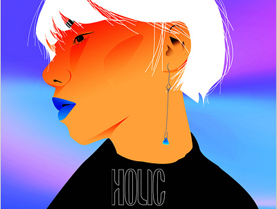 HOLIC illustration vector