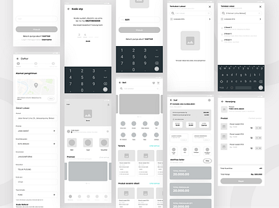 wireframe /low fidelity mockup uidesign uxdesign wireframe