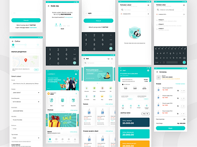 Gudangada Mobile Apps / High Fidelity Mockup app ui design uidesign