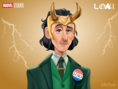 Loki - Illustration figma illustration loki marvelstudios