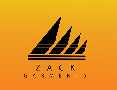 Zack Garments app brand creative logo design garment logo icon logo top logo vector