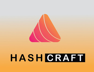 hashcraft icon app design flat h letter typography