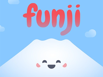 More fun with Funji! app icon application fuji graphic design illustration kanji splashscreen