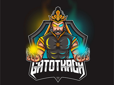 gatotkaca vector illustration