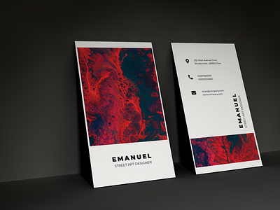 Vertical Business Card