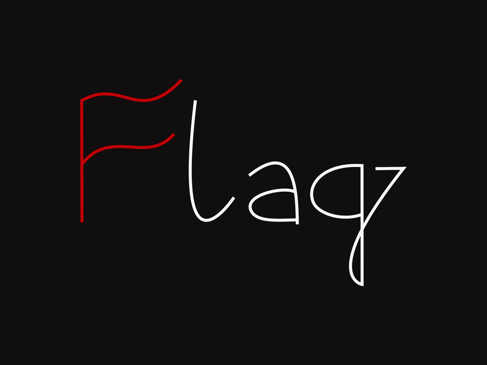 Flag expressive typography gif typography
