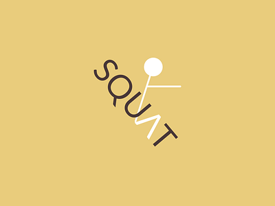 Squat branding creative design design expressive typography graphic design illustration logo modern typography