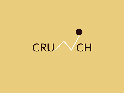 Crunch branding creative design crunch expressive typography logo typography