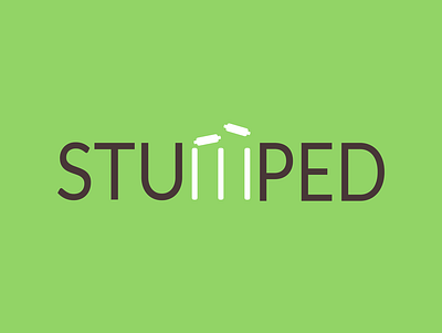 Stumped! branding creative design expressive typography graphic design illustration logo typography