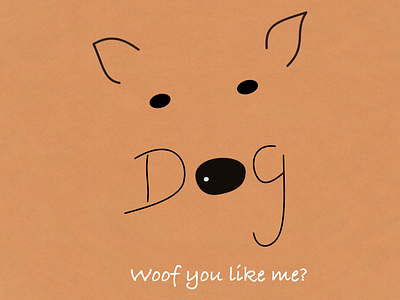 Dog 2d branding creative creative design dog expressive typography graphic design illustration typography