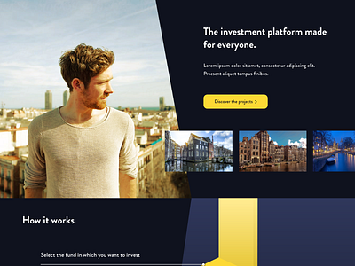 Pebbles landing adobe xd design fintech pebbles platform real estate ux ui design