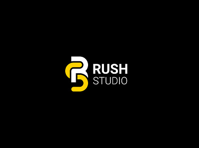 RUSH STUDIO Logo brand identity branding branding design logo logo design logodesign logos studio visual identity