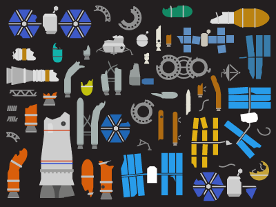 More Space Junk game illustration space