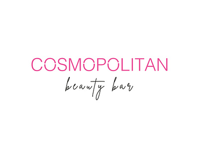 LOGO | COSMOPOLITAN branding color cosmopolitan design feminism illustrator logo logotype minimal pink vector woman