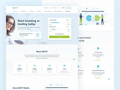 Savy Landing Page