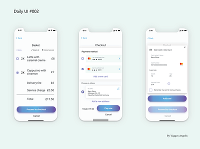 DailyUI #002 - Checkout app checkout checkout page checkout process daily 100 challenge dailyui dailyuichallenge design elements figma payments ui uidesign