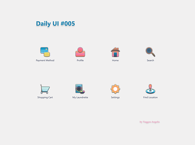 DailyUI #005 - App Icon daily 100 challenge dailyui dailyuichallenge design figma icon icon design icon set iconography icons ui uidesign