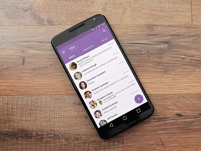 Viber Redesigned - Inbox material design redesign viber