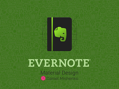 Evernote Material Icon evernote icon material