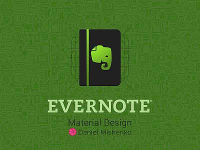 Evernote Material Icon