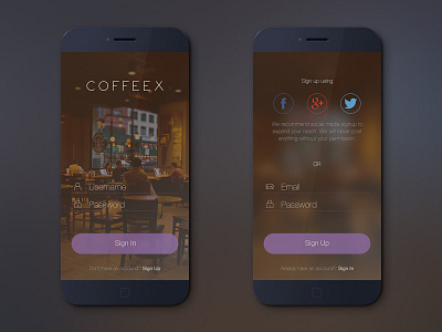 COFFEEX iPhone App