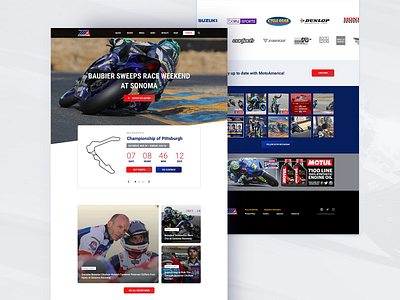 MotoAmerica Web Redesign Concept