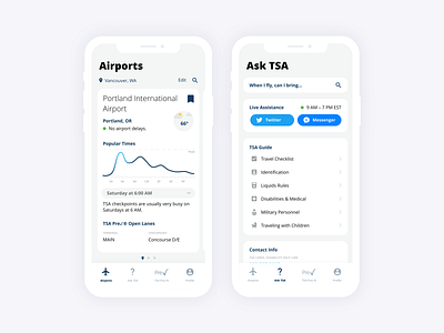 MyTSA - App Redesign