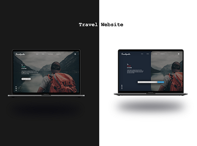 Landing page of travel website art challenge design minimal ui ui ux ui design uidesign uidesigner uiux web website