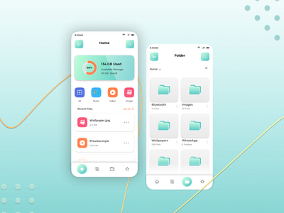 File Management App app app design design file file manager ui uidesign uidesigner uiux