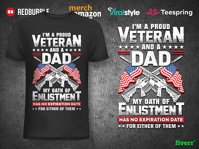 American Veteran Dad T-shirt For Father's Day 4th of july american army army t shirt branding dad t shirt designer fathers day gun illustraion merchandise t shirt t shirt design vector tees veteran veteran dad veteran t shirt veterans day vintage army