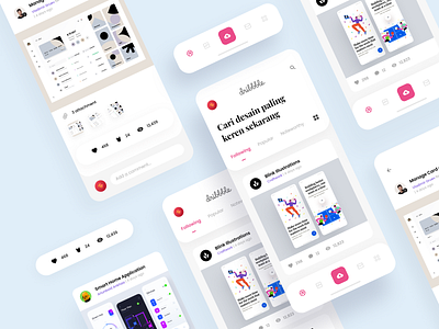 Dribbble Mobile App Redesign Concept