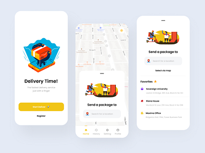 Maxim delivery delivery app ui uidesign user interface userexperience uxdesign