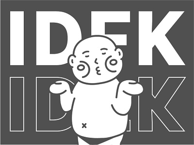 IDFK branding character character design cute design graphic design icon illustration logo typography