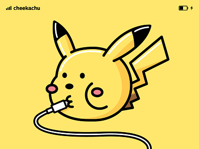 You need me. character character design cute design funny graphic design illustration logo pikachu pokemon