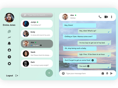 Direct Messaging - #DailyUI #013