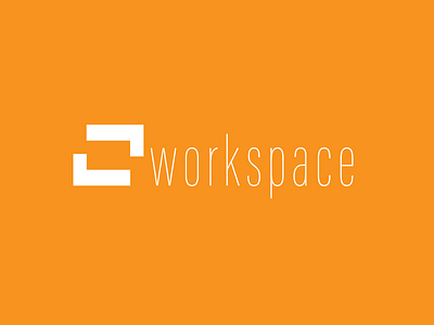 logo branding design font illustraion logo minimalist orange relax safe secure shape space tex vector workspace