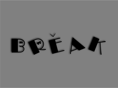 break blurry break comfy dark design eye grey illustration light line logo sleep solid text time tired typogaphy vector word