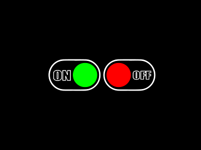 switch button black button circle close design green illustraion logo off on on and off open opposite red switch button turn off turn on vector white