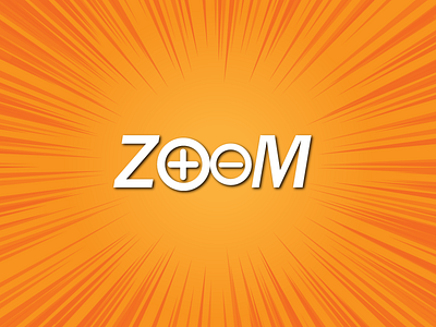 ZOOM TEXT branding design illustraion logo text vector