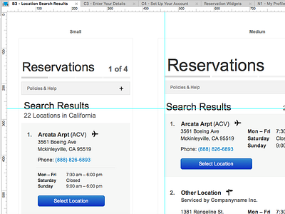 National Responsive Redesign (Wireframe)