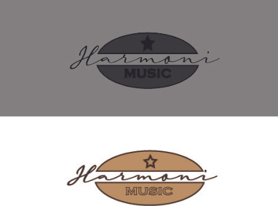 Harmoni Music logo beautiful business colorful design icon illustration logo ui vector white