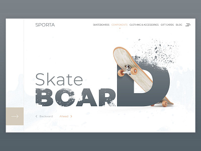 Skate board design web