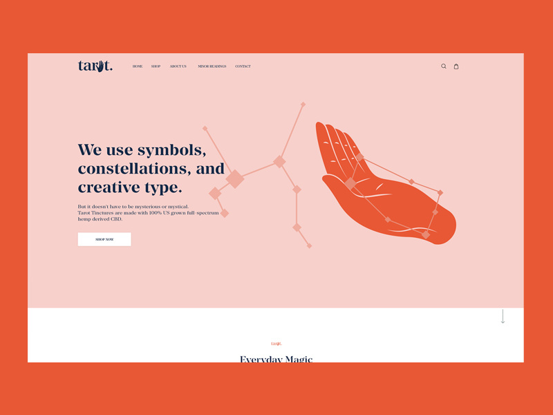 Web page design landing page webdesign website typography illustration ui design flat design